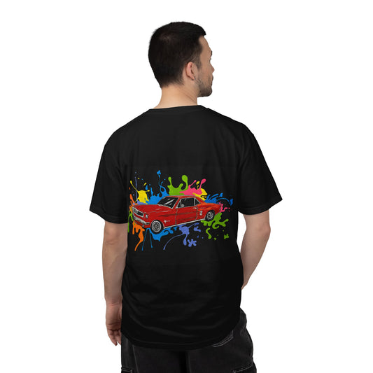 Red Mustang Splash Tee | ADD Art Designs