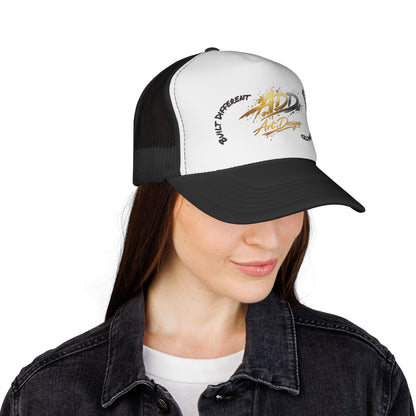 ADD Art Designs Trucker Hat | Built Different Badge