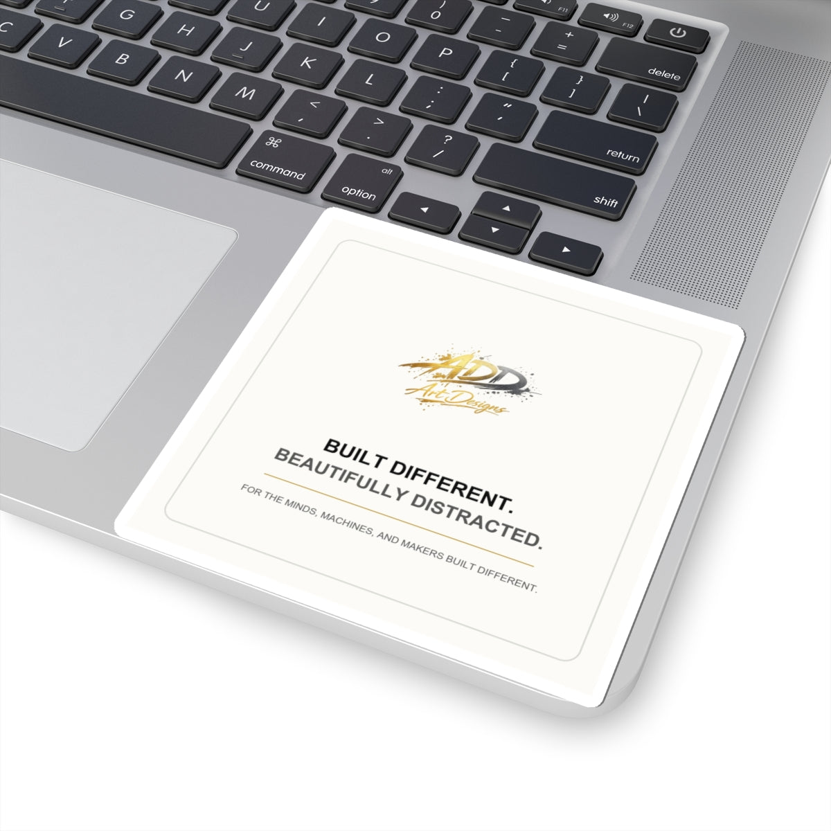 ADD Art Designs Built Different Sticker | Logo Decal