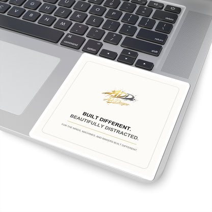 ADD Art Designs Built Different Sticker | Logo Decal