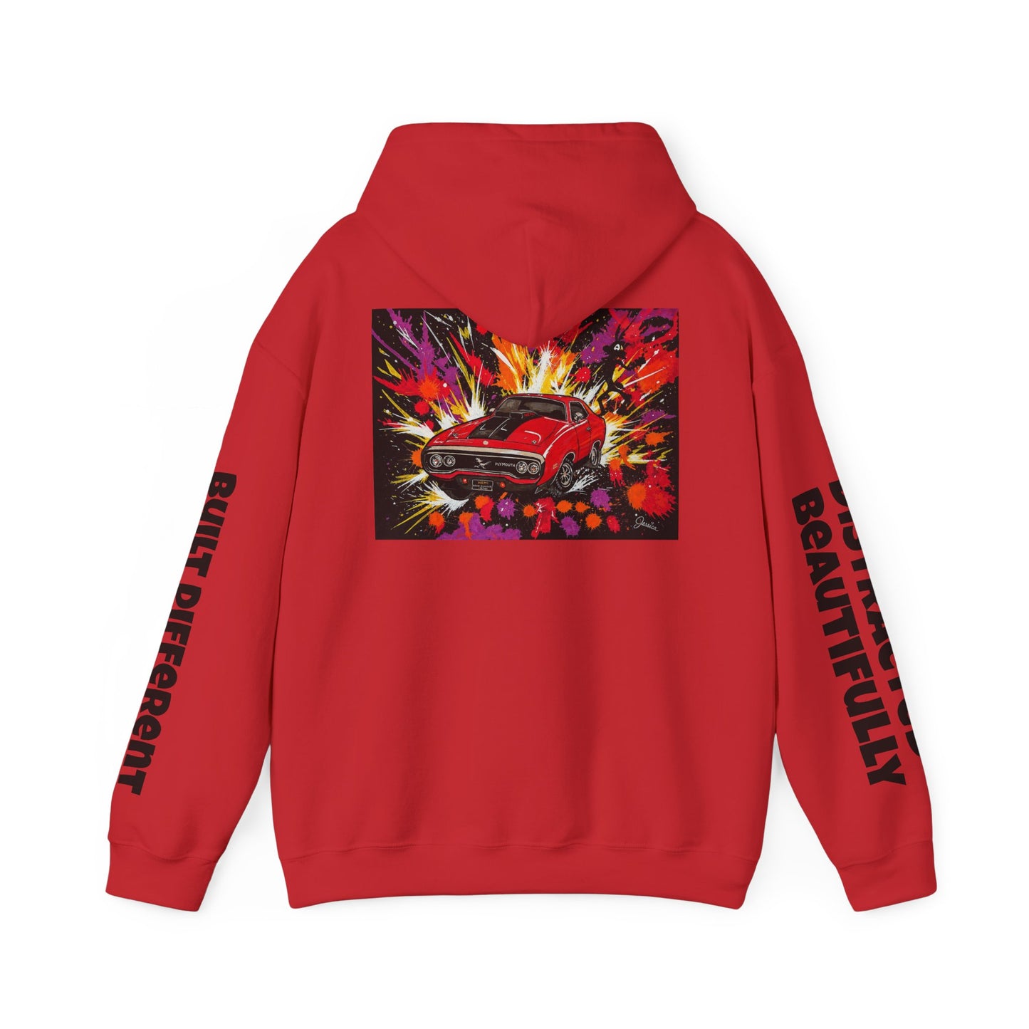 Roadrunner Explosion Hoodie | Built Different Sleeves
