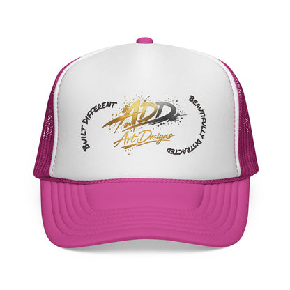 ADD Art Designs Trucker Hat | Built Different Badge