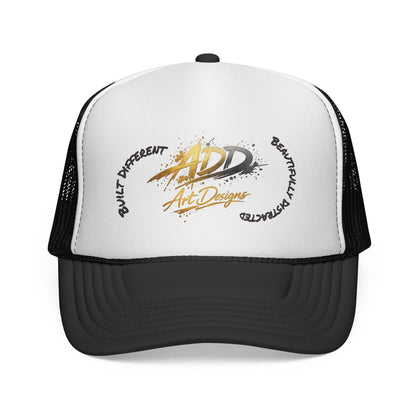ADD Art Designs Trucker Hat | Built Different Badge