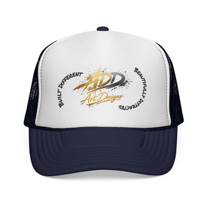 ADD Art Designs Trucker Hat | Built Different Badge