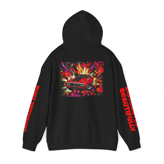 Roadrunner Explosion Hoodie | Built Different Sleeves