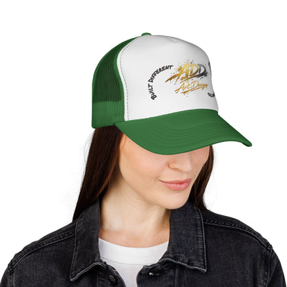 ADD Art Designs Trucker Hat | Built Different Badge