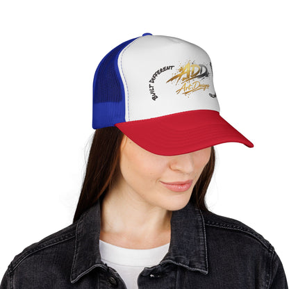 ADD Art Designs Trucker Hat | Built Different Badge