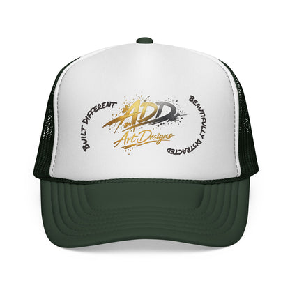 ADD Art Designs Trucker Hat | Built Different Badge