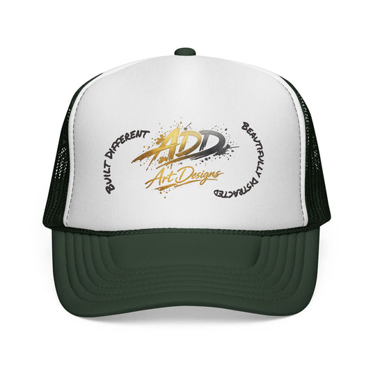 ADD Art Designs Trucker Hat | Built Different Badge