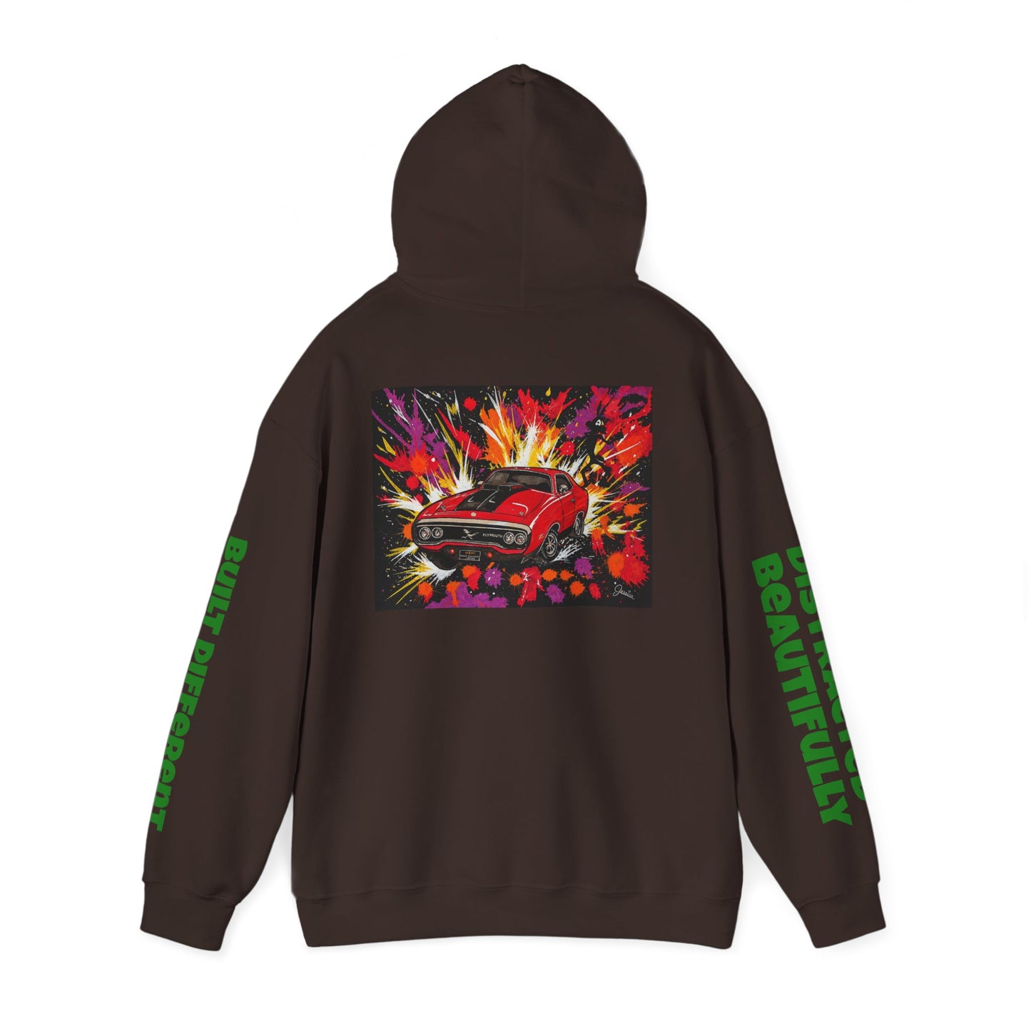Roadrunner Explosion Hoodie | Built Different Sleeves