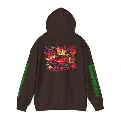 Roadrunner Explosion Hoodie | Built Different Sleeves