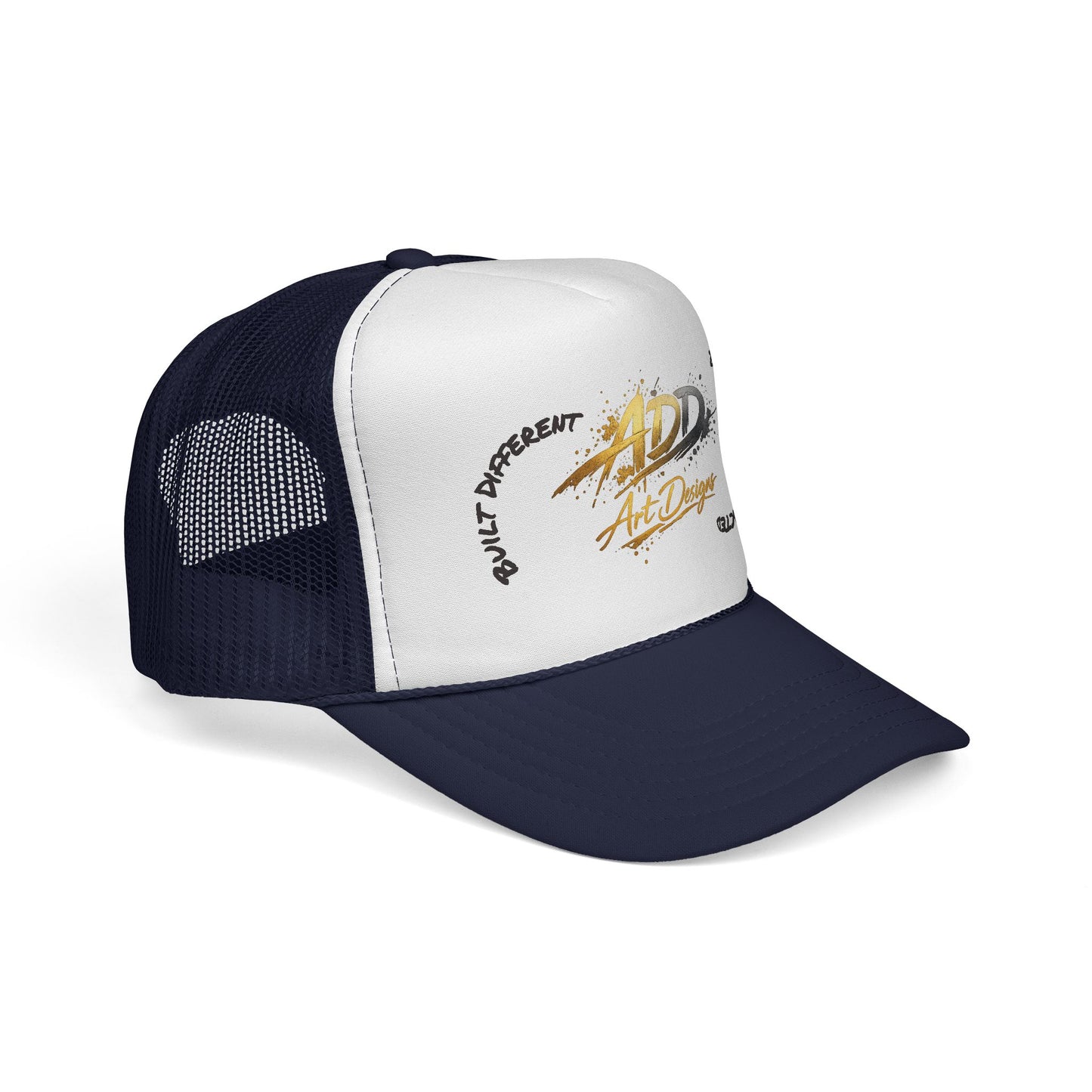 ADD Art Designs Trucker Hat | Built Different Badge
