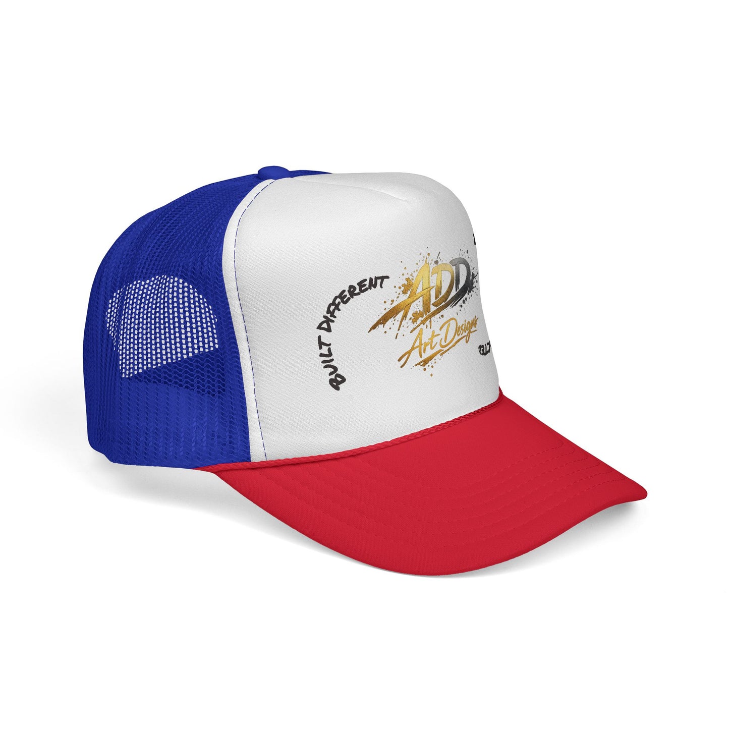 ADD Art Designs Trucker Hat | Built Different Badge