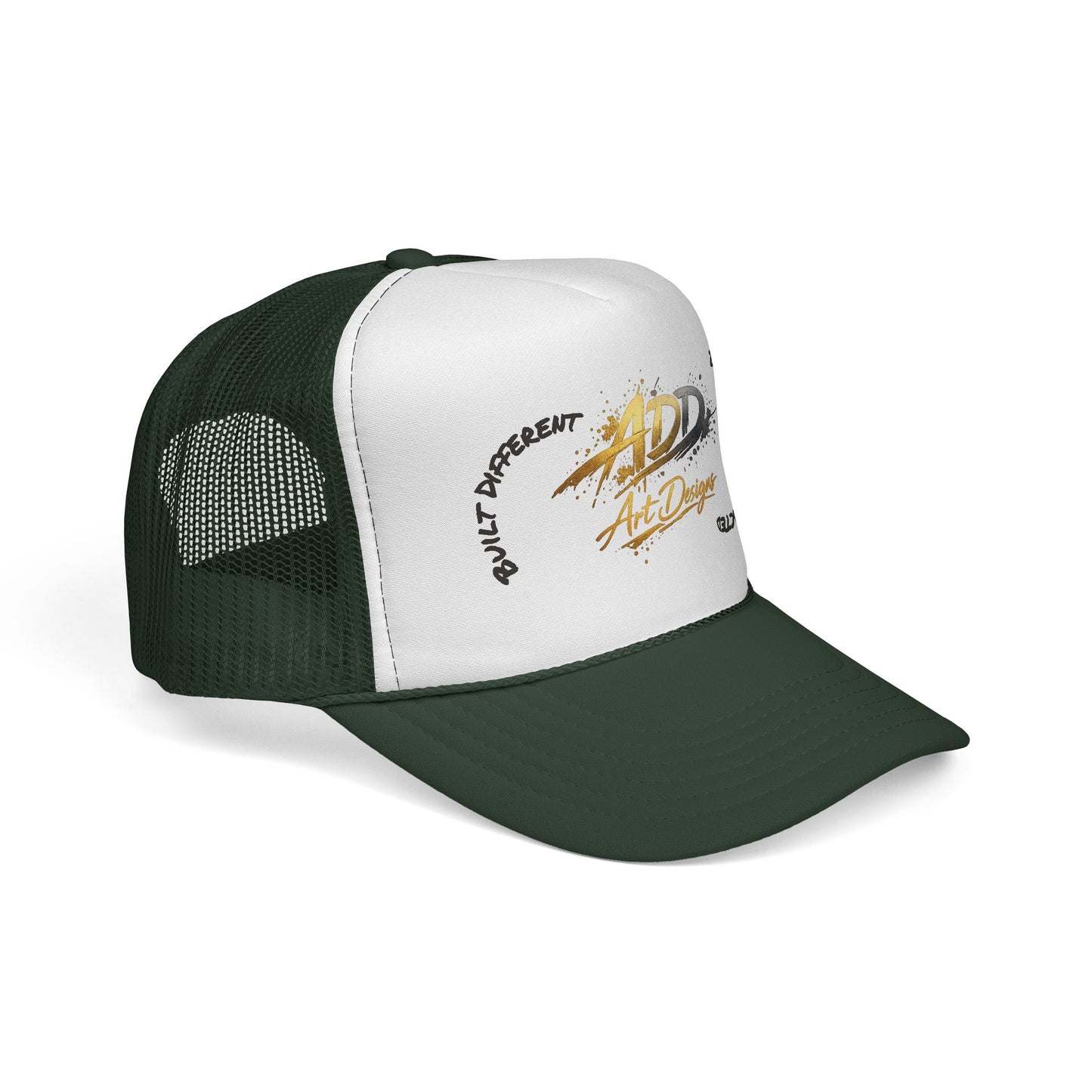 ADD Art Designs Trucker Hat | Built Different Badge