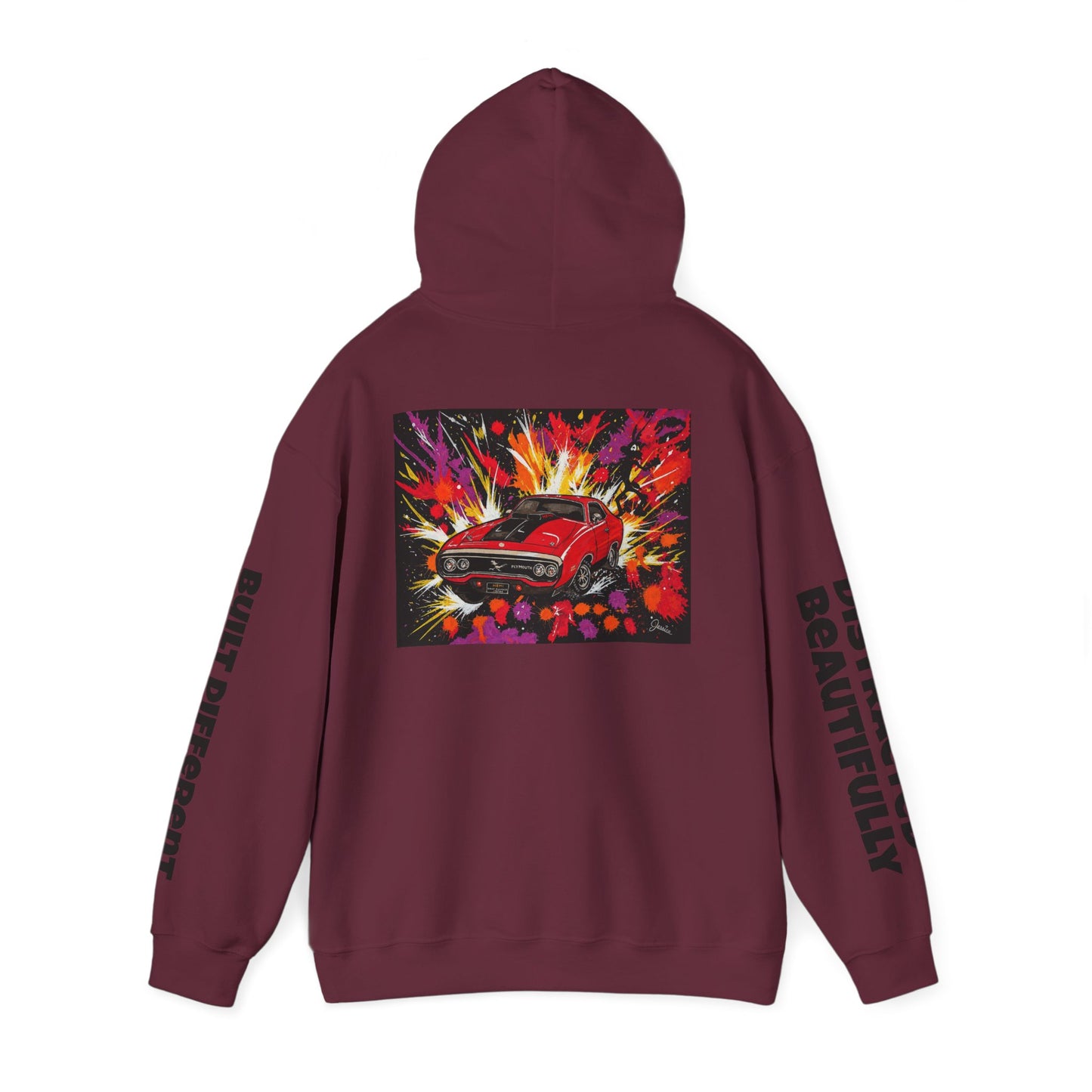 Roadrunner Explosion Hoodie | Built Different Sleeves