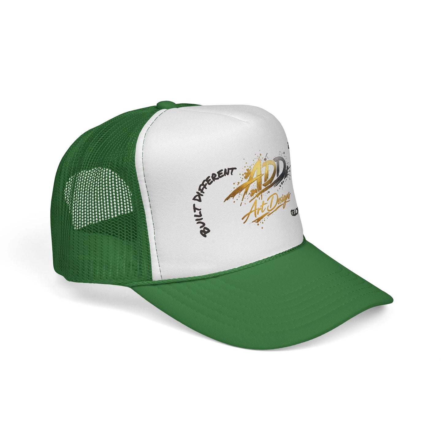 ADD Art Designs Trucker Hat | Built Different Badge