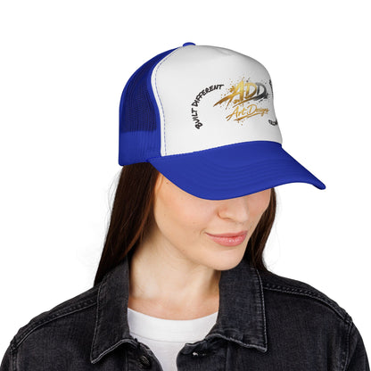ADD Art Designs Trucker Hat | Built Different Badge