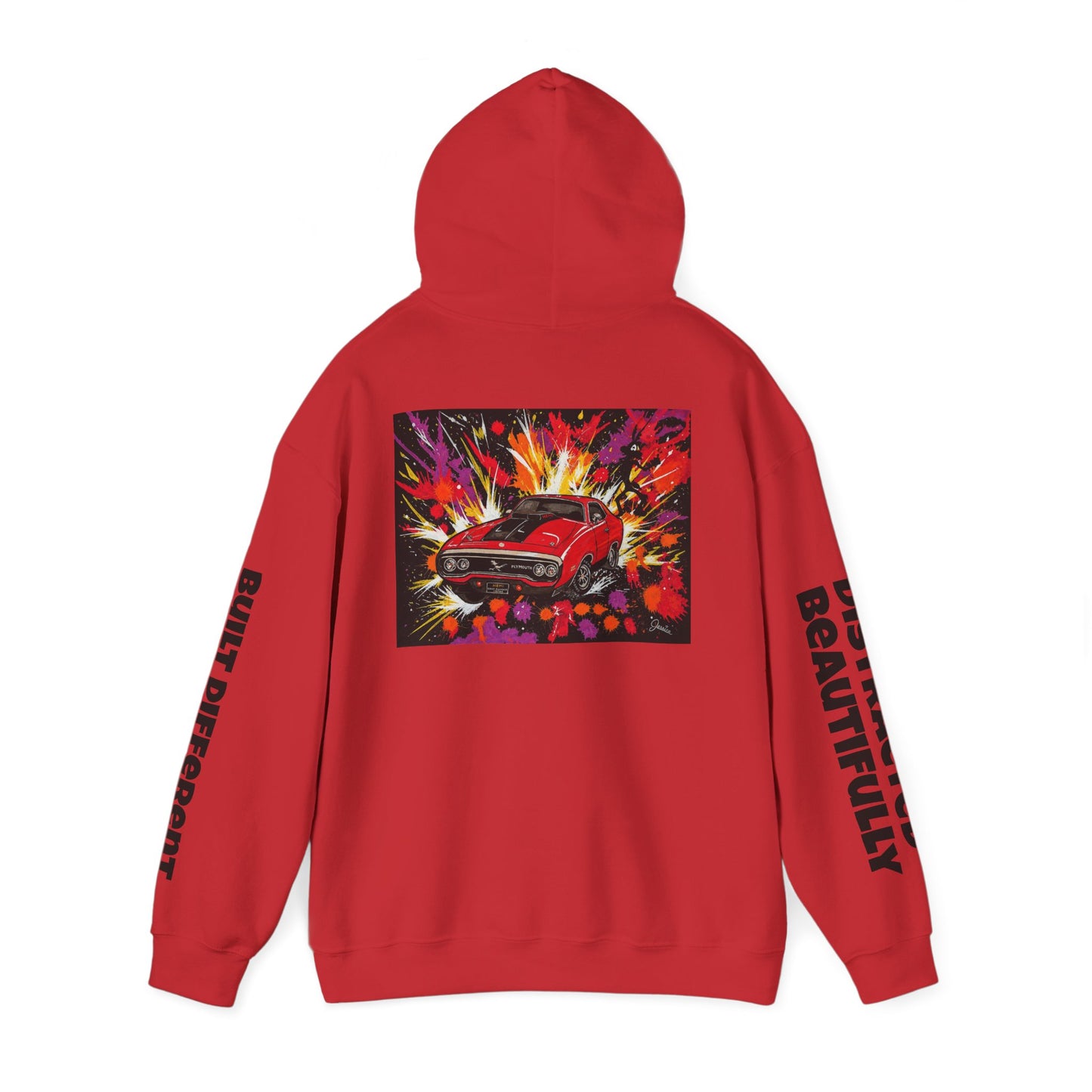 Roadrunner Explosion Hoodie | Built Different Sleeves