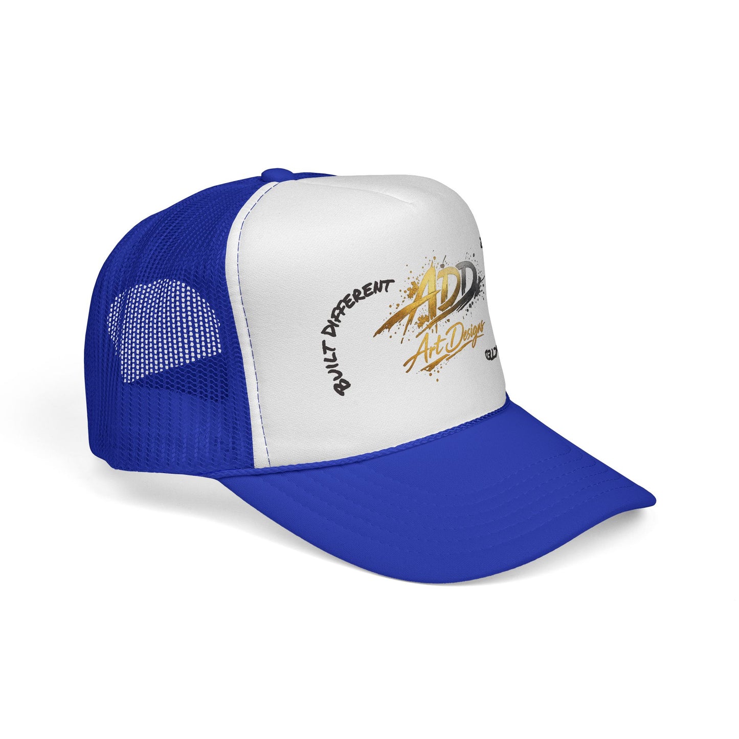 ADD Art Designs Trucker Hat | Built Different Badge