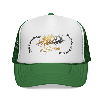 ADD Art Designs Trucker Hat | Built Different Badge